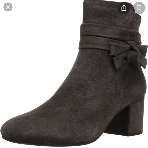 Paul Green Shoes - PAUL GREEN NORFOLK BLACK SUEDE ANKLE BOOTIE